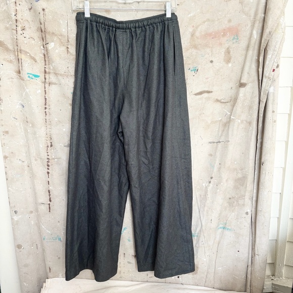 Eskandar Cashmere Silk Blend Wide Leg Pants - Picture 3 of 7